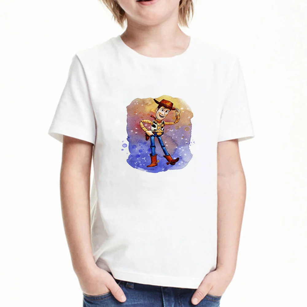 Футболка детская с забавным принтом История игрушек уличная футболка коротким