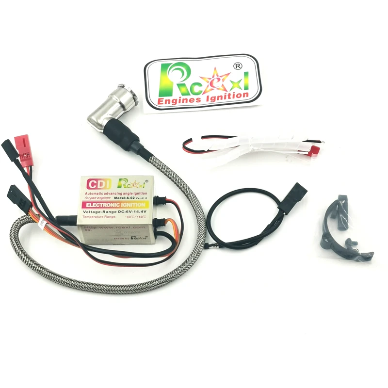 Rcexl однозажигание CDI NGK BPMR6F 14 мм 90 градусов для двигателя rc.