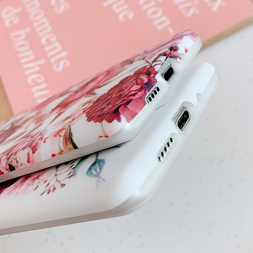 

DiQi Vintage Banana Leaf Flower Phone Case For Huawei P30 P20 Pro Lite Mate 20 Pro 20X Nova 5 Pro Soft IMD Phone Back Cover