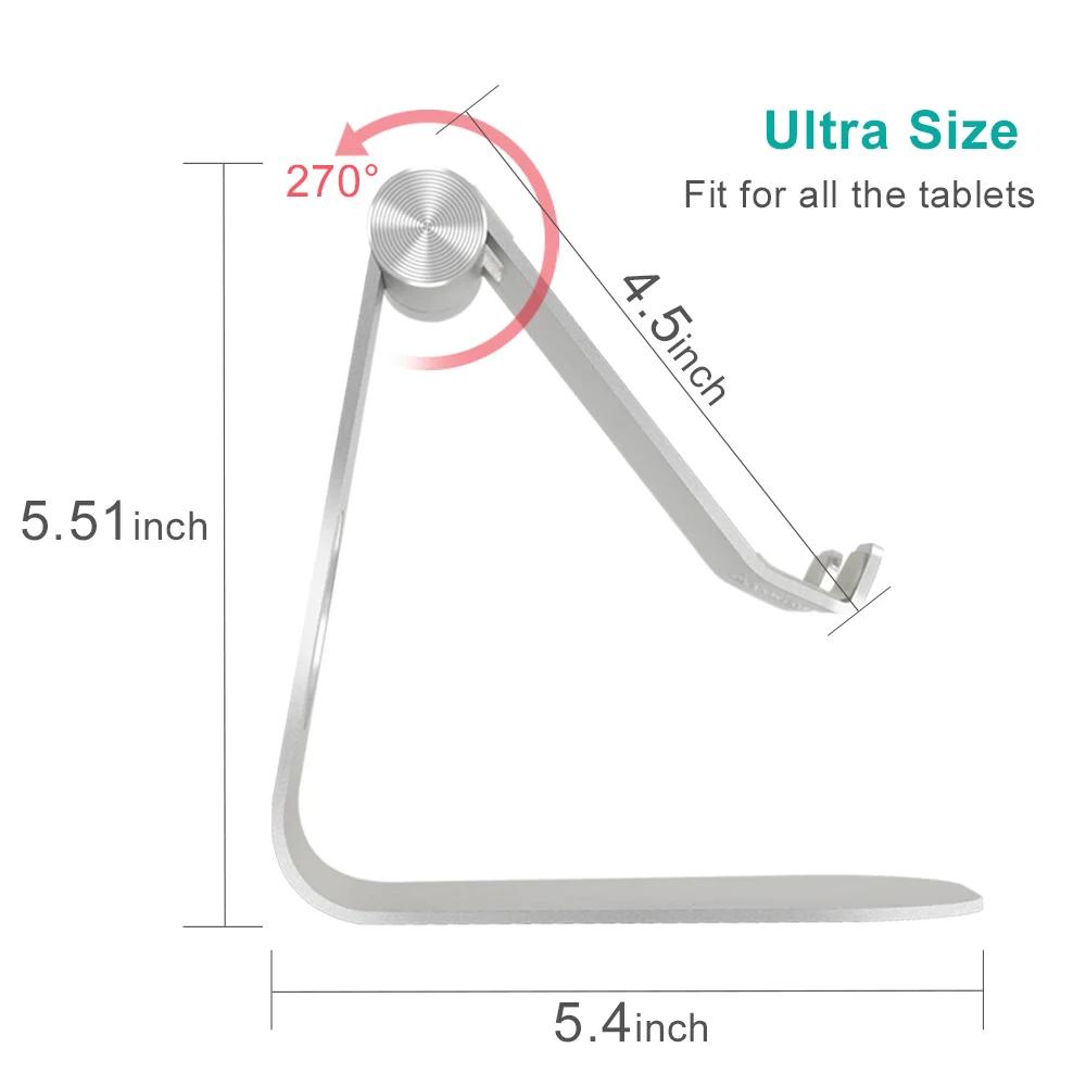 Подставка для планшета алюминиевый складной держатель iPad Pro 10 5 2 Mini Air Xiaomi Huawei iPhone