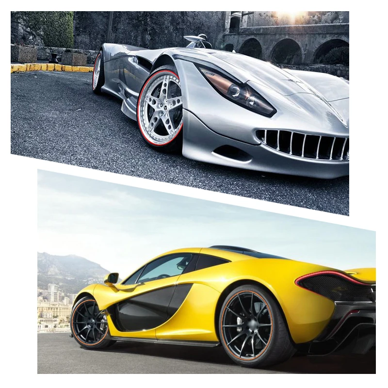 8 м/рулон обод колеса автомобиля защита лопастей Декор полосы Шин Гвардии линия с