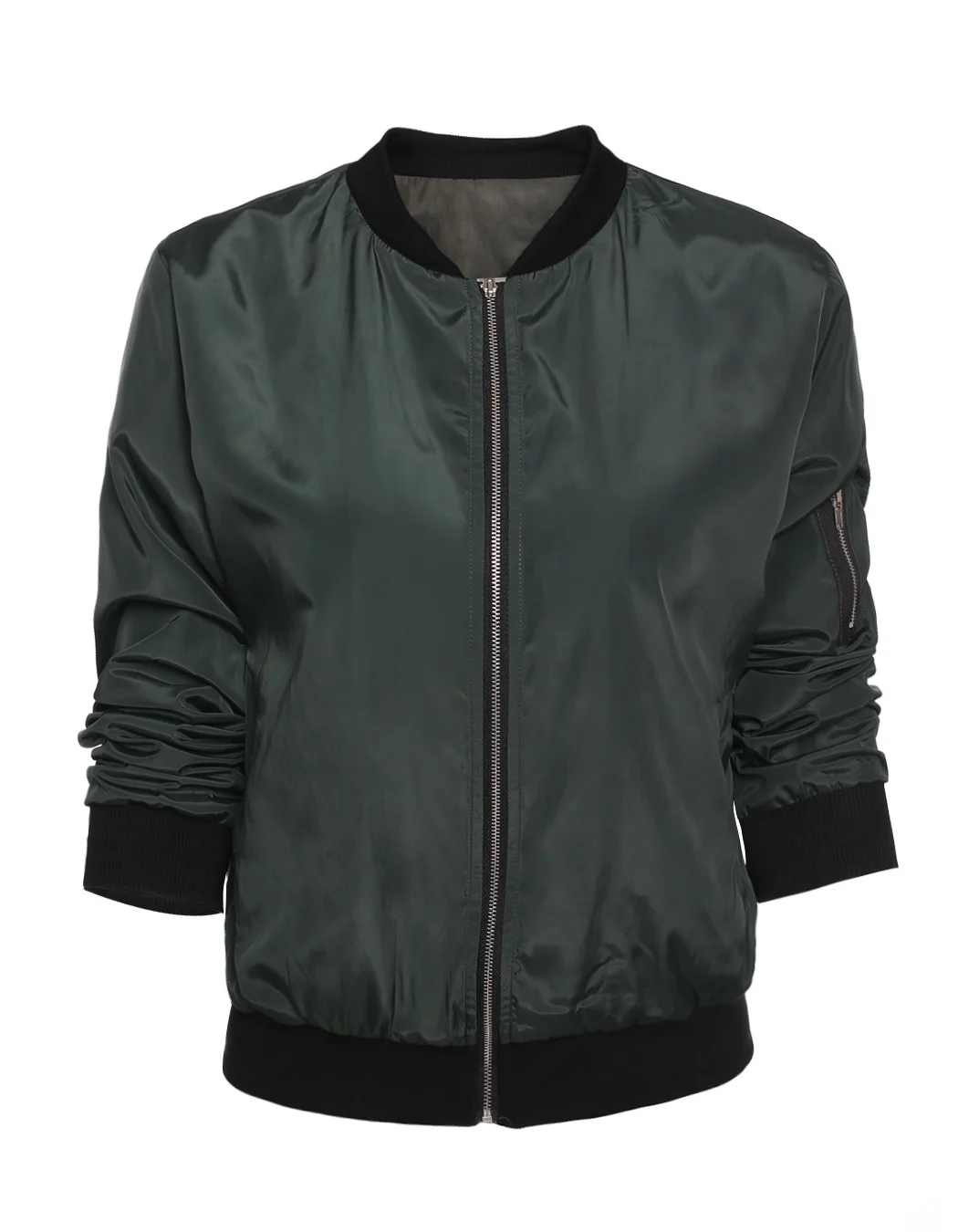 Женская ветровка с длинным рукавом Zogaa летняя Базовая тонкая куртка бомбер