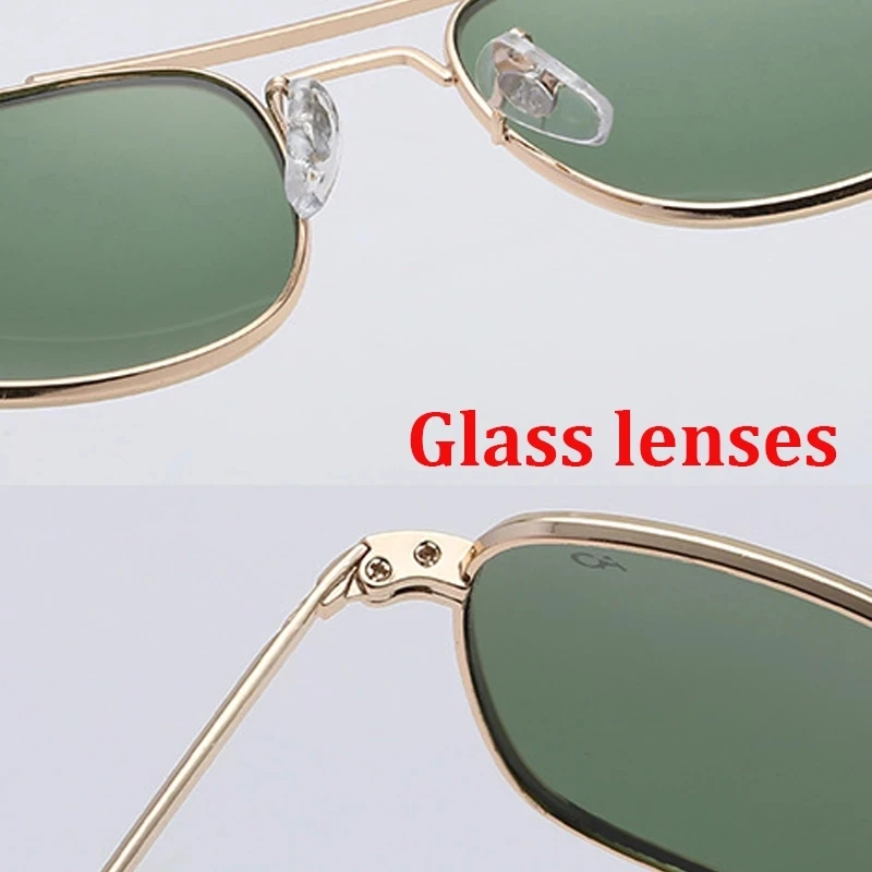 hot high quality aviation sunglasses men brand american army military optical ao sun glasses pilot eyeglass glass lenses oculos free global shipping