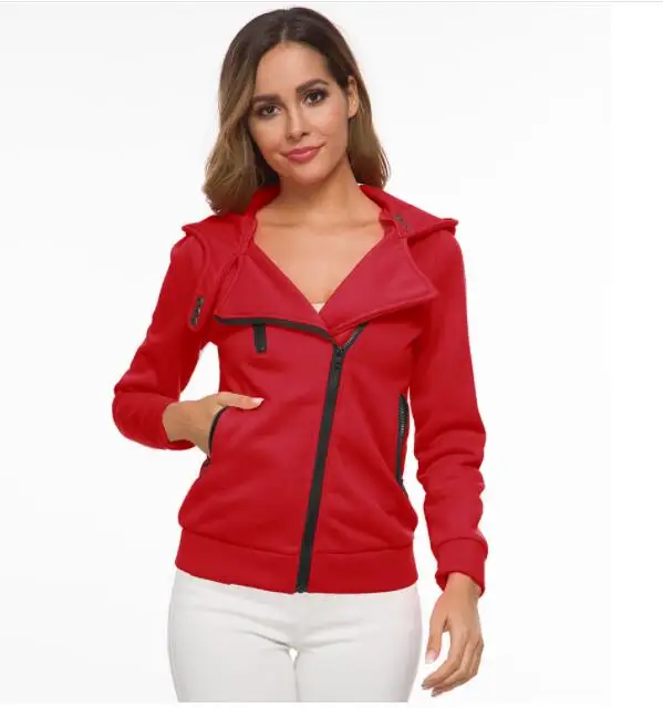 Женская куртка на молнии весну и осень Повседневная теплая кардиган с длинным