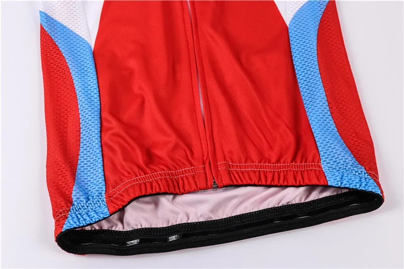 Фото Женская велосипедная майка из 100% полиэстера с длинным рукавом Maillot Ropa Ciclismo велосипедная одежда быстросохнущая велосипедная одежда спортивная одежда №5