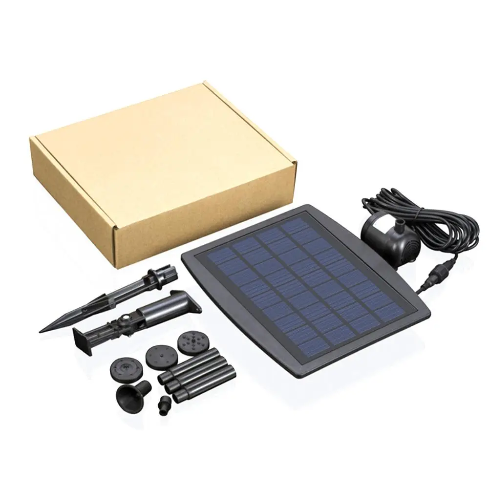 

Solar Power Floating Fountain Water Pump for Garden Pond Pool Fish Tank Solar Landscape Fountain Pump Garden Decoration