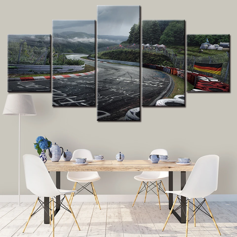 Wall Art современный Декор для дома Популярные модульная 5 шт. Стиль большой плакат