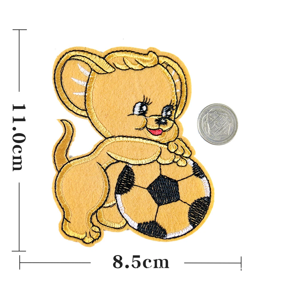 Симпатичная вышивка с изображением животных милая мышь нашивка вышивкой