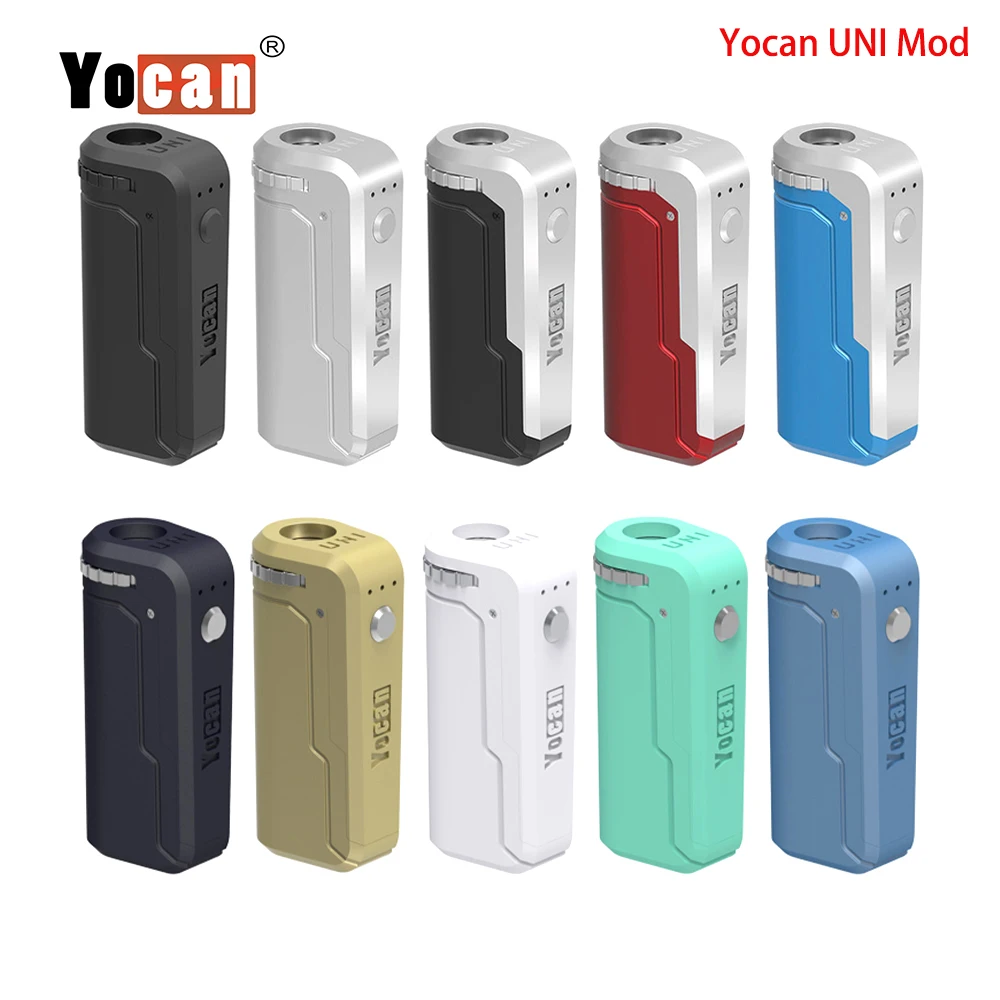 Оригинал Yocan UNI коробка мод мощный Подогрев батарея переменного напряжения 650 мАч