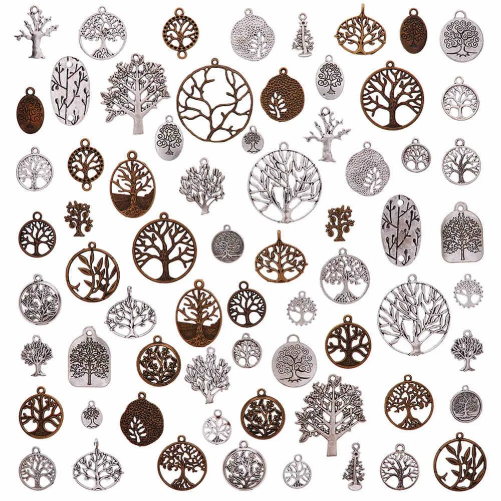 Подвеска Дерево жизни 68/150 шт./компл. подвеска сделай сам золото цвет белый и