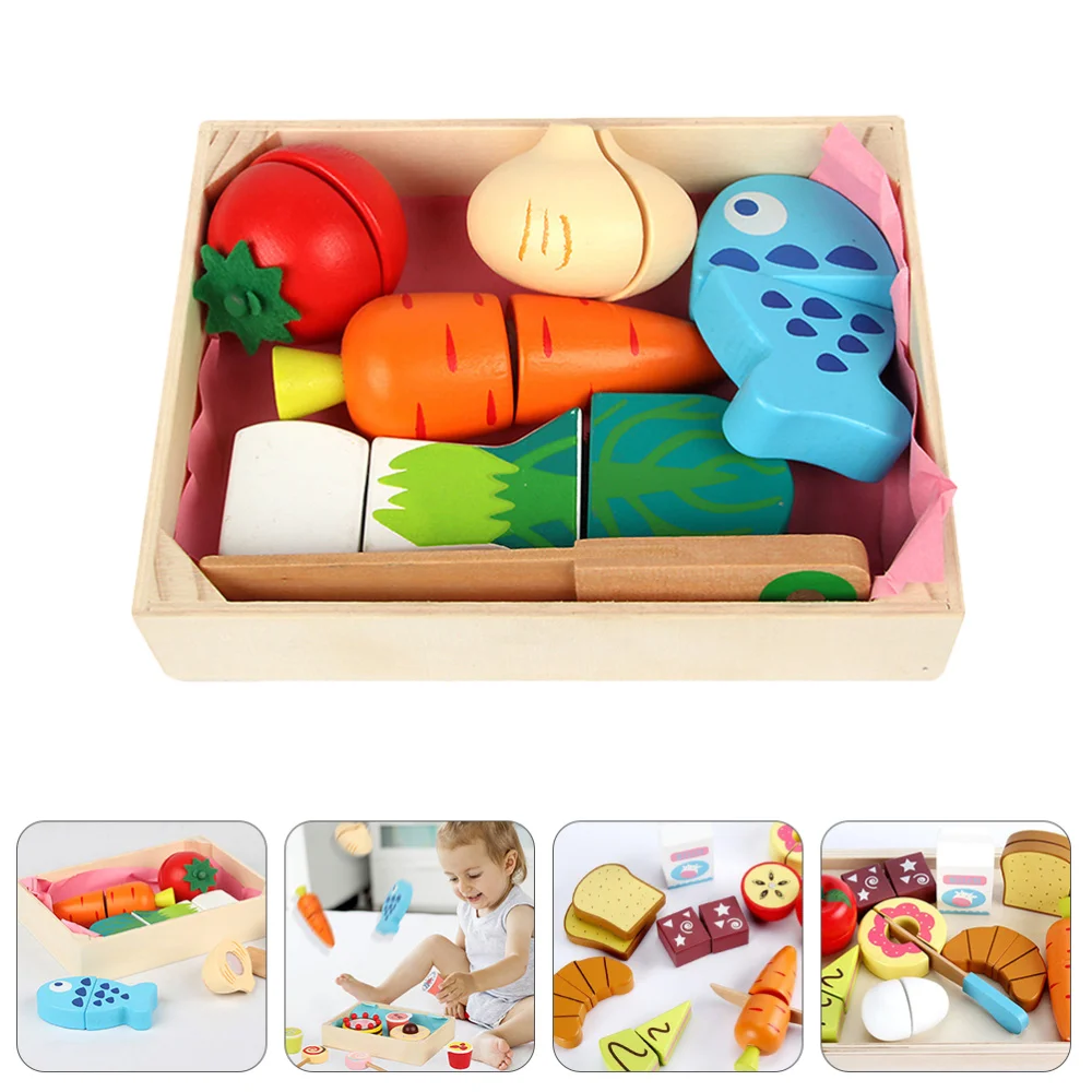 

1 set of Simulation Vegetable Pretend Play Toys Play Kitchen Accessories