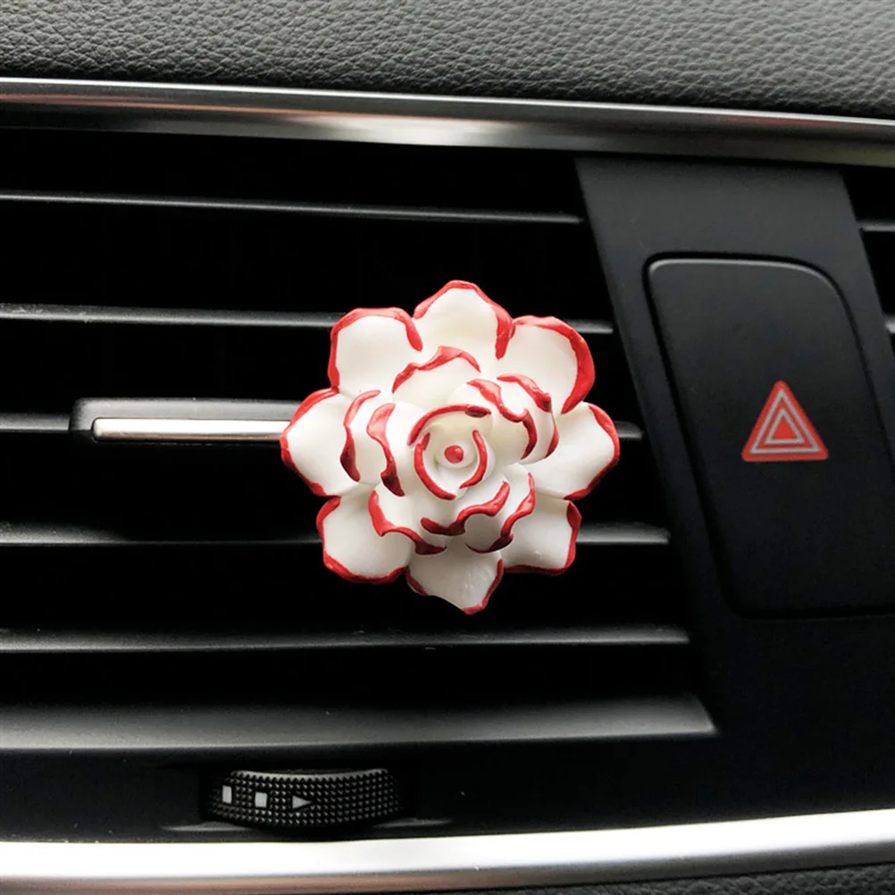 Автомобильные Духи керамическая Роза ароматерапия твердый распылитель духов