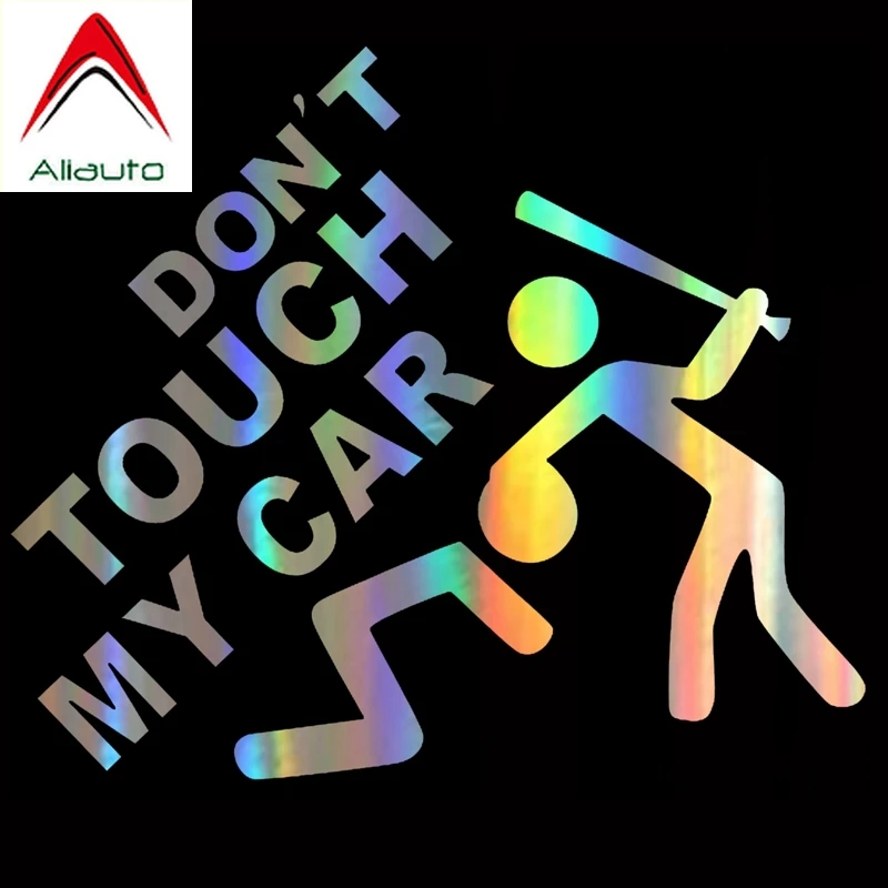 Aliauto забавные автомобильные наклейки не трогайте мой автомобиль авто мотоциклы