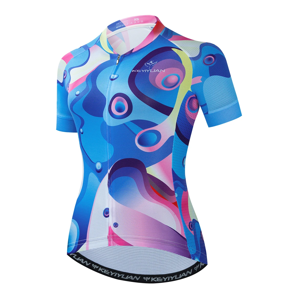 

KEYIYUAN New Bike Shirt MTB Clothing Mountain Bicycle Cycle Wear Women Short Sleeve Cycling Jersey Tops Jersey Ciclismo Mujer