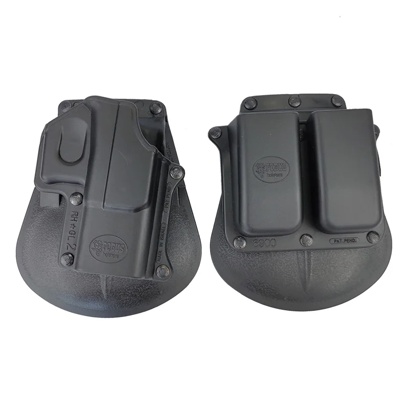 

Tactical Right Hand Belt Loop Paddle Platform Pistol Holster Pouch Case Protection For Glock 17 19 22 23 31 32 34 35