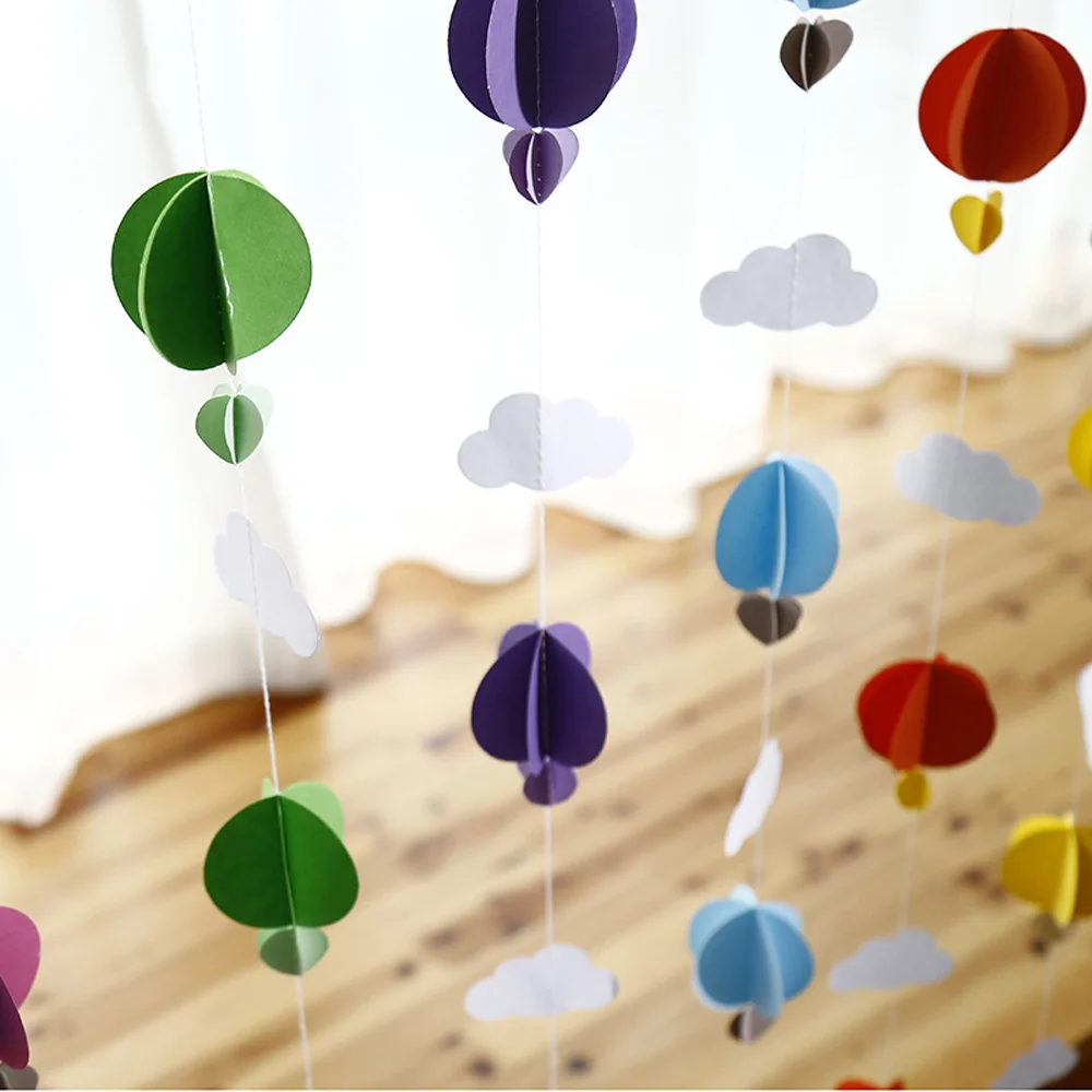 Облако бумага цветок занавес струны день рождения мероприятие вечеринка