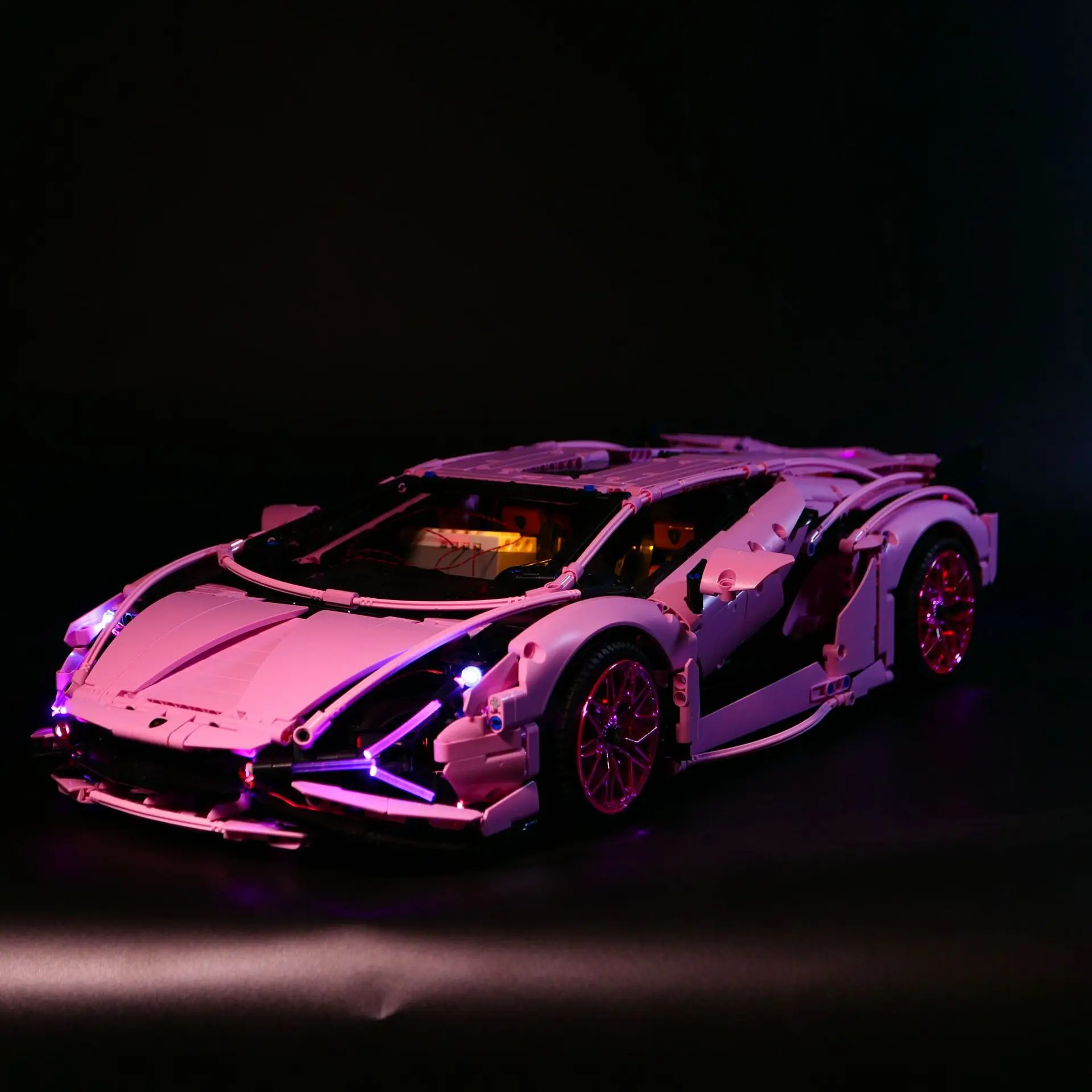 

LED Light Kit For 42115 Pink Lamborghini SIAN FKP