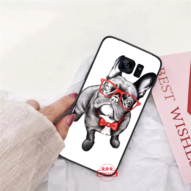 Панель в форме французского бульдога щенки собака милый мягкий силиконовый