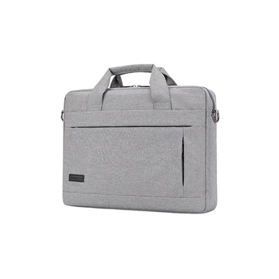 Light Grey (14inch ) Модная вместительная сумка для ноутбука для мужчин и женщин, дорожный портфель, деловая сумка для ноутбука 14 15 дюймов Macbook Pro PC - Цвет: Light Grey (14inch )