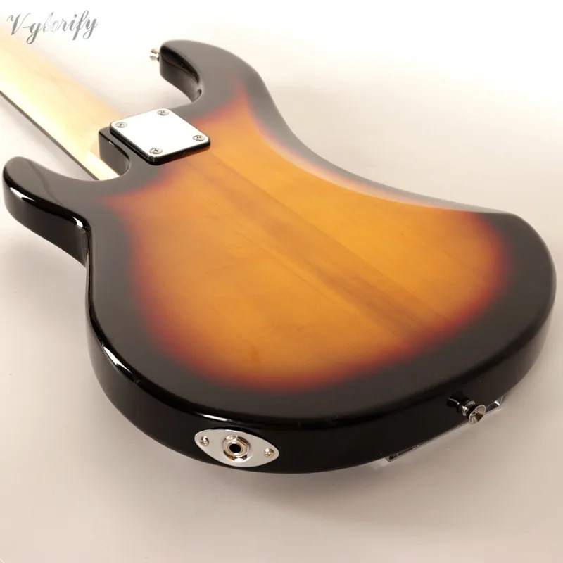Высокое качество sunburst Цвет новинка 5 струн бас гитара с бесплатной сумкой|custom bass