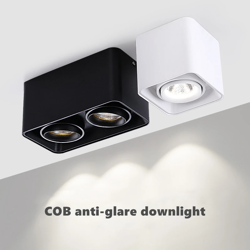 Квадратный светодиодный потолочный светильник с регулируемой яркостью точечный