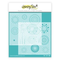 2021 new products hot sale layering fireworks stencil set of 2 diy scrapbook album stamp making paper card embossed decoration