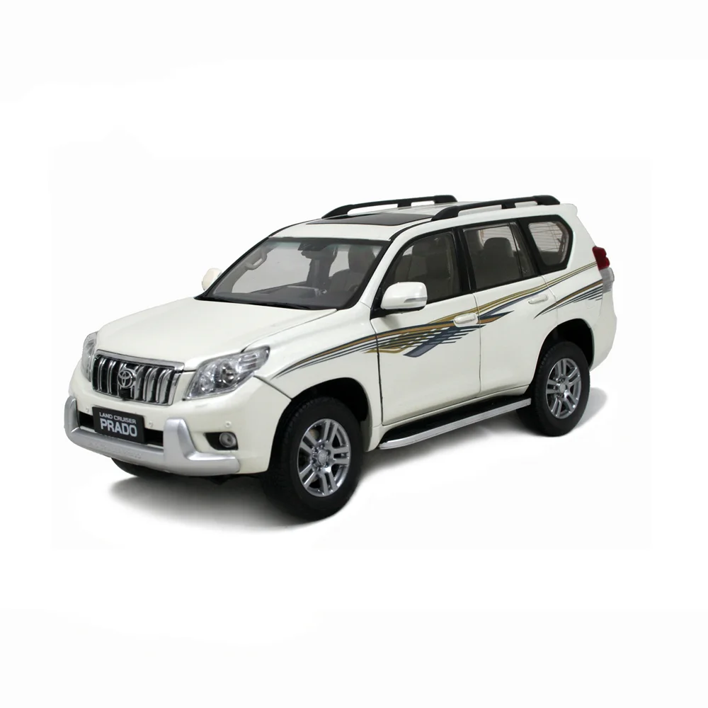Оригинальный завод 1/18 литье под давлением toyota PRADO модель автомобиля с маленьким
