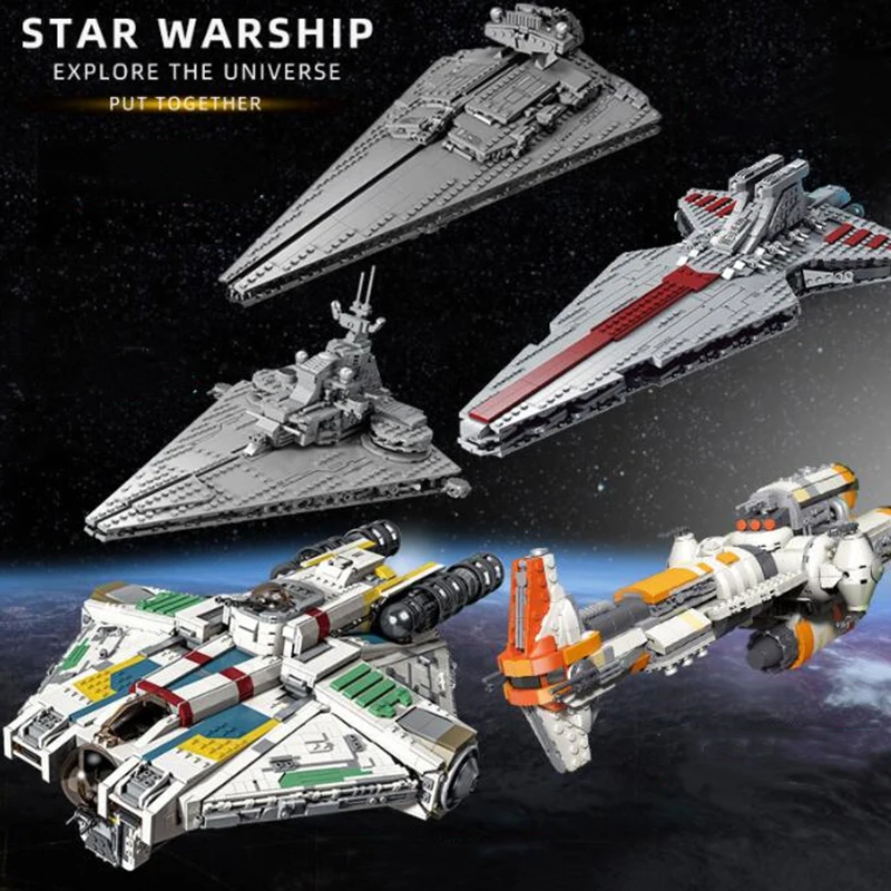 

K105-k107 Star Movie Series Victory-class Star Destroyer Model Building Blocks Brick Toys Kids Christmas Toys Birthday Gift Set