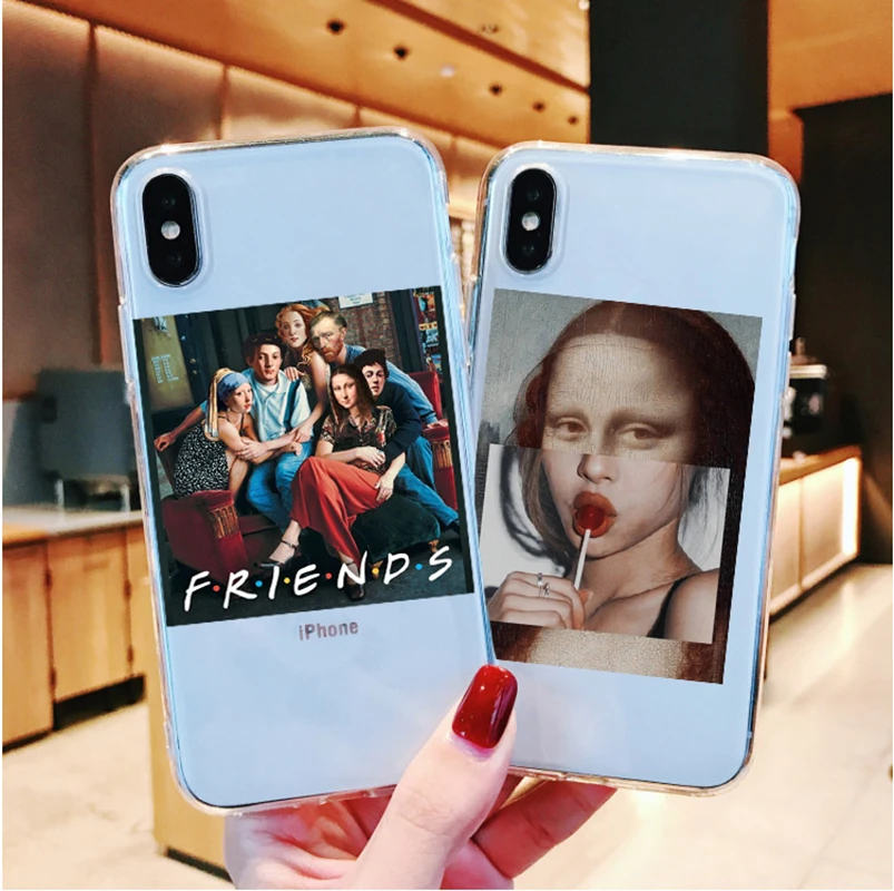 Art Paintings The Birth Of Venus Phone Case For iPhone 11 Pro Max 2019 5S 6 6s 7 8 Plus XS MAX XR Mona Lisa Van Gogh funny Cover