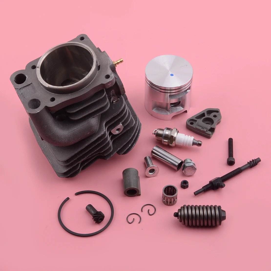 51mm 537254102 Cylinder Piston Kit Replacement Fit for Husqvarna 575 575XP 570 Chainsaw Adjuster