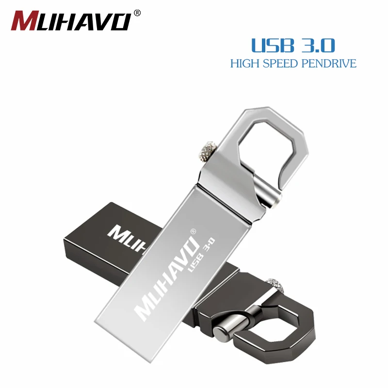 Водонепроницаемый usb флеш накопитель 3 0 металлический 128 ГБ 64 16 8 карта памяти