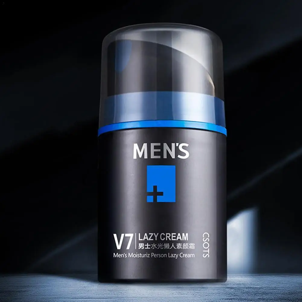 

50ml Men's Water Luminous Lazy Makeup Cream Oil Control Acne Skin Cream Brightening Marks Clear Concealer P8Y3