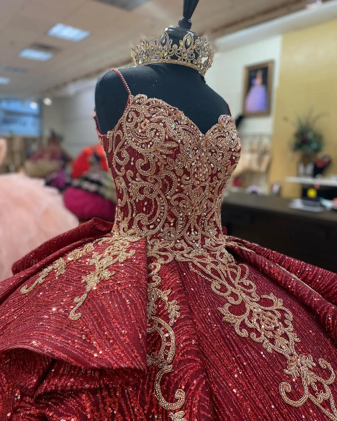 burgundy sweet 16 dress Big sale - OFF 65%