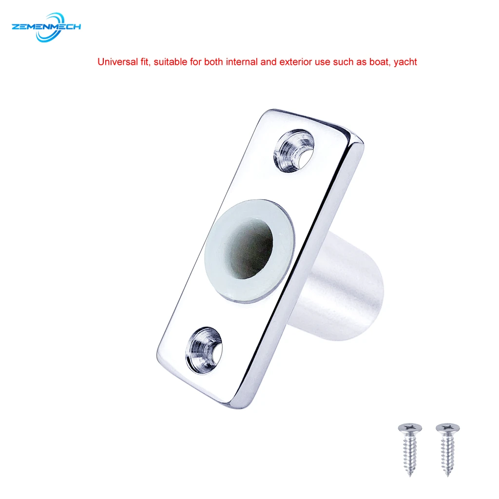 

2PCS Stainless Steel Flush Mount Rowlock Boat Row Lock Oarlock Support Bracket Oar Sockets Marine Yacht Kayak Canoe Accessories