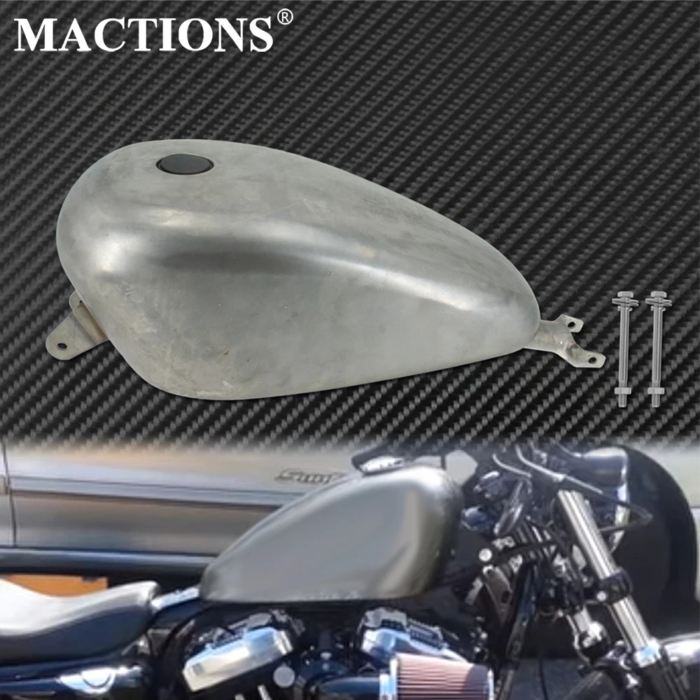 Мотоцикл EFI 14 4 литровый запасной топливный бак для Harley Sportster XL883 XL1200 Forty-eight SuperLow