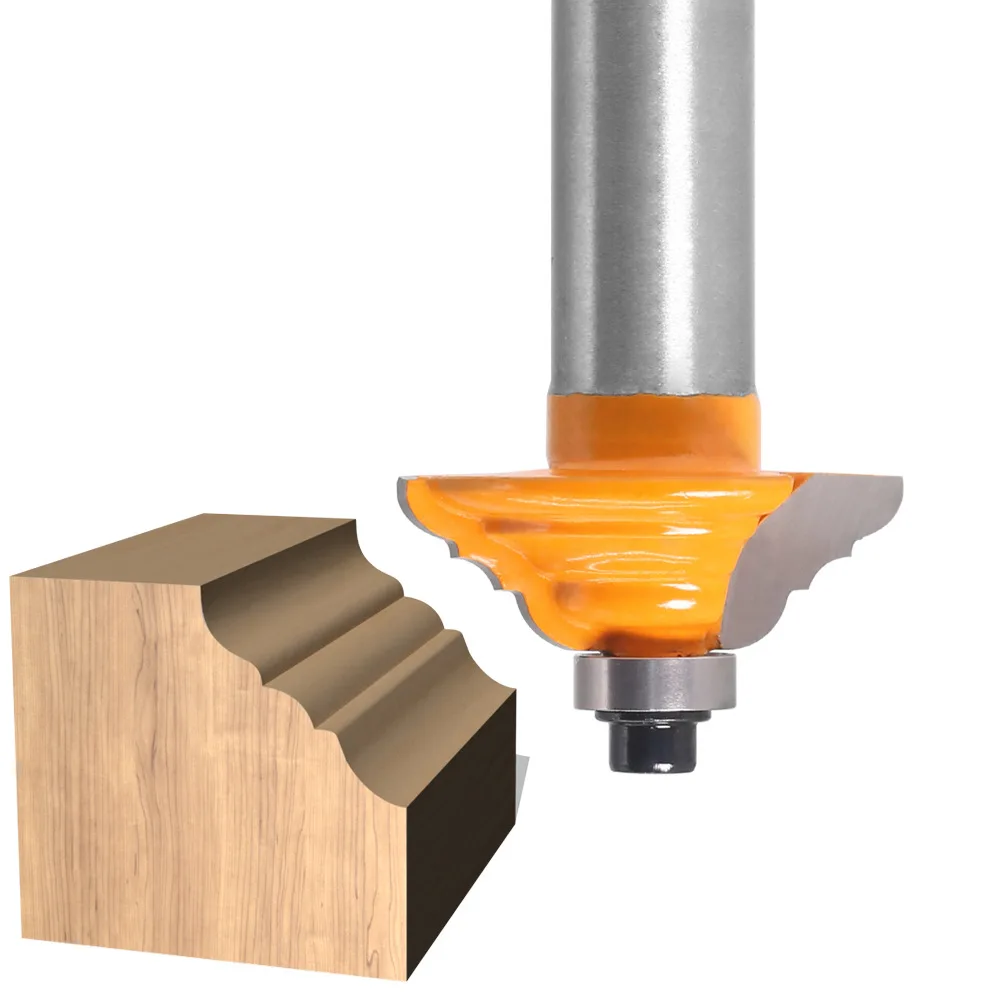 1 шт. 12 мм хвостовик фреза двойной Римский окантовка Фрезерный резак резьба по