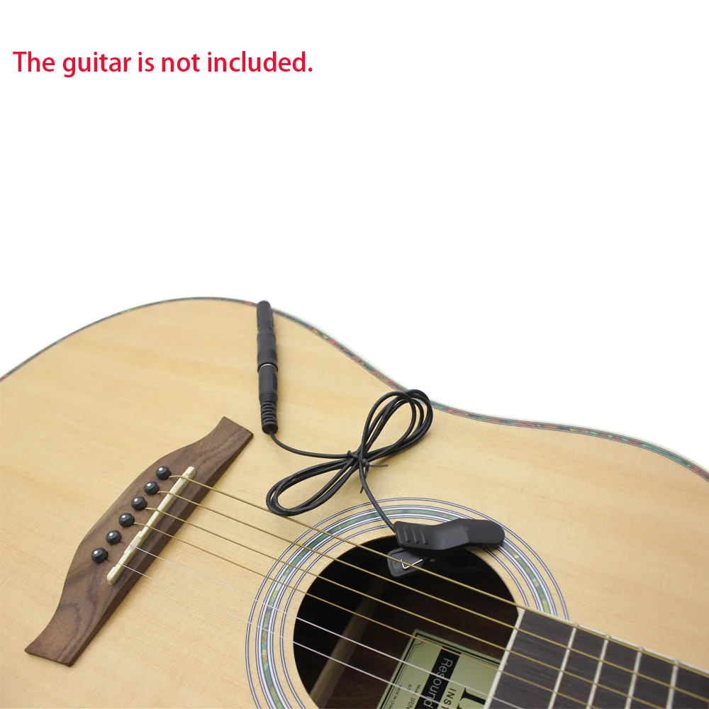 Professional Clip-on Violin Bass Guitar Sound Pickup with 3.5mm Male to 6.5mm Female Jack Adapter | Спорт и развлечения