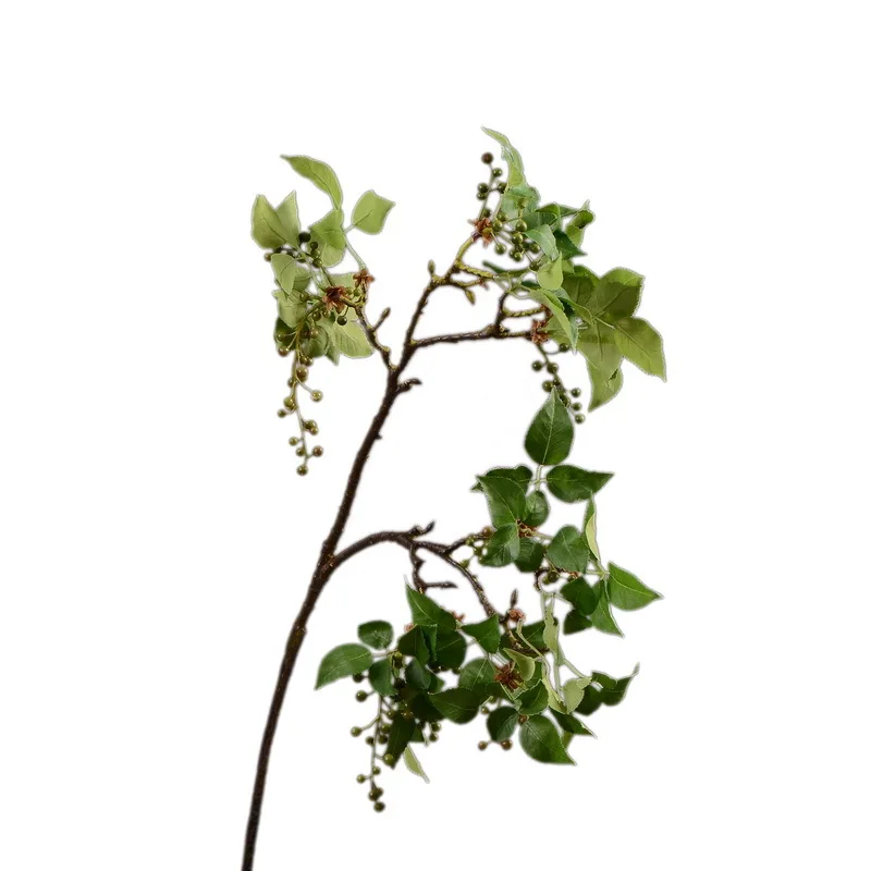 

Американский Сад имитация зеленого растения искусственные листья оптом украшения дома искусственный цветок Моделирование berry hangingfruit