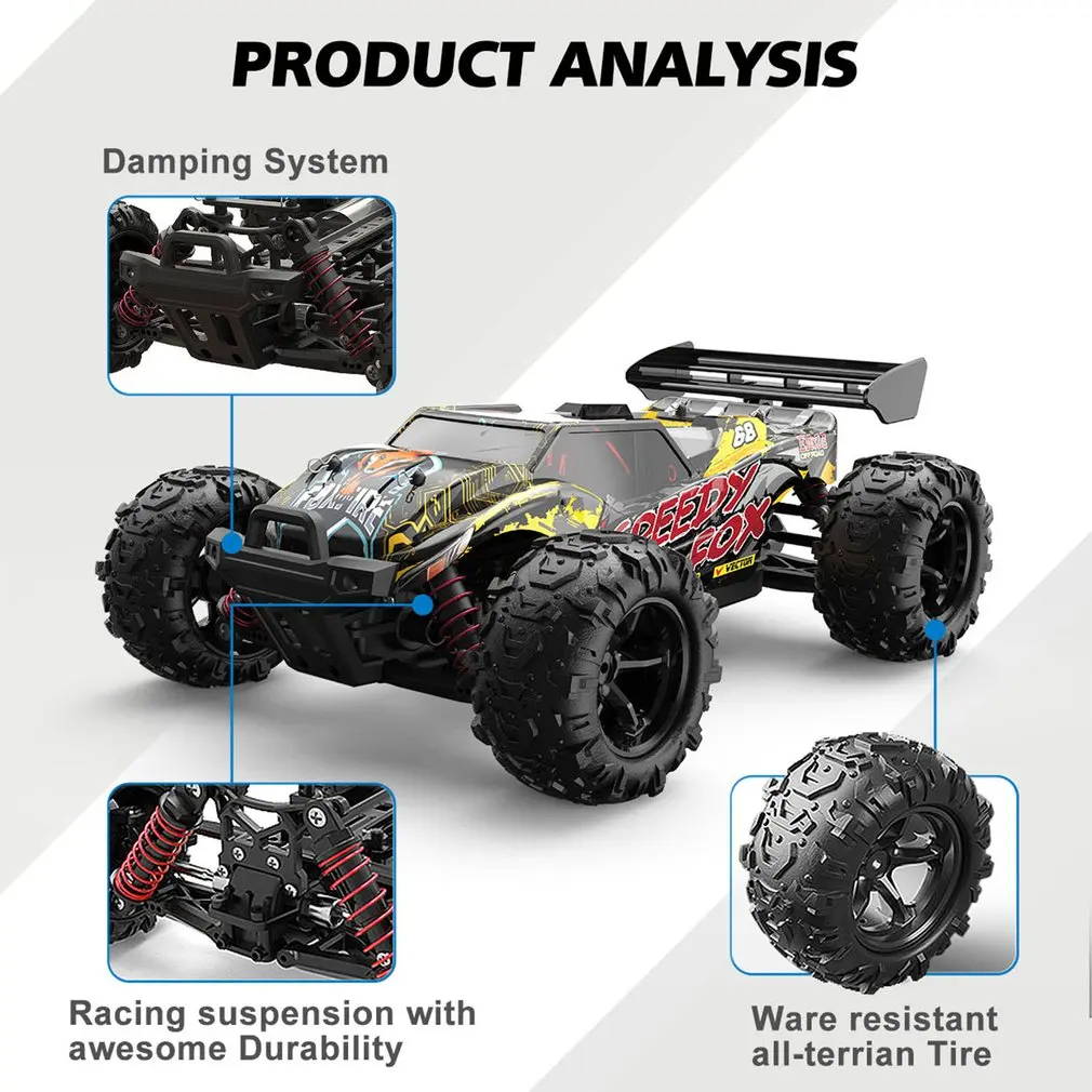 Радиоуправляемая машина 45 км/ч Bigfoot радиоуправляемая в масштабе 1:18 радиоприемник