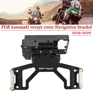 for kawasaki versys 1000 2019 2020 motorcycle accessories mobile phone holder phone gps support frame kit bracket moto gps free global shipping