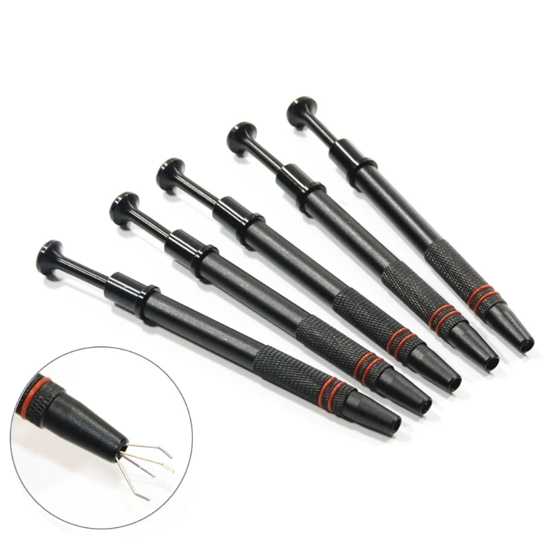 

Pick-Up Tool IC Chips Extractor Metal Grabber 4 Claw Electronic Component Catcher for Tiny Objects in Home Office QXNF