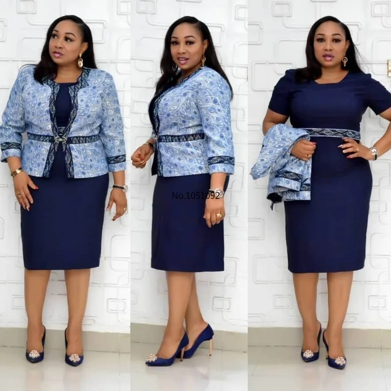 Женский комплект из 2 предметов пальто + платье рождественские платья в