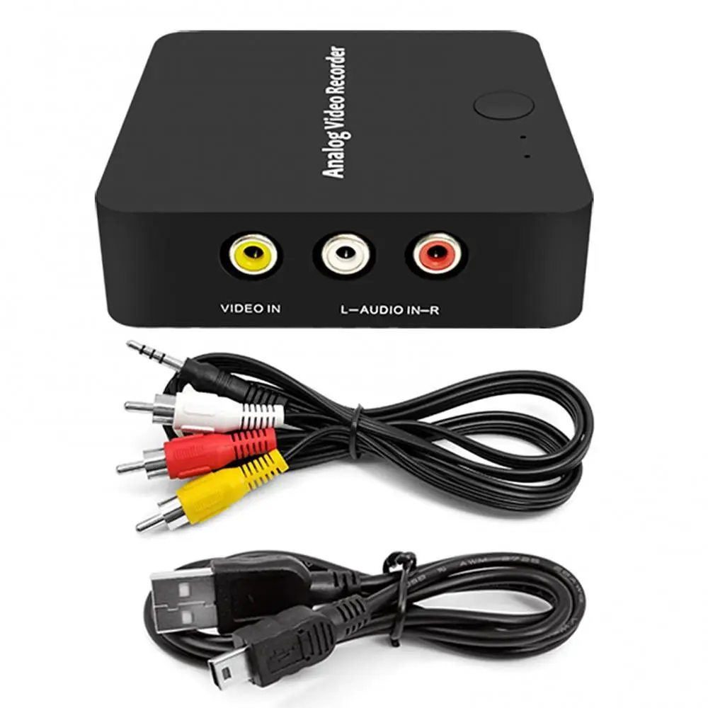 

AV Video Recorder Capture Tapes VHS to Digital Converter for Hi8 DVR Camera