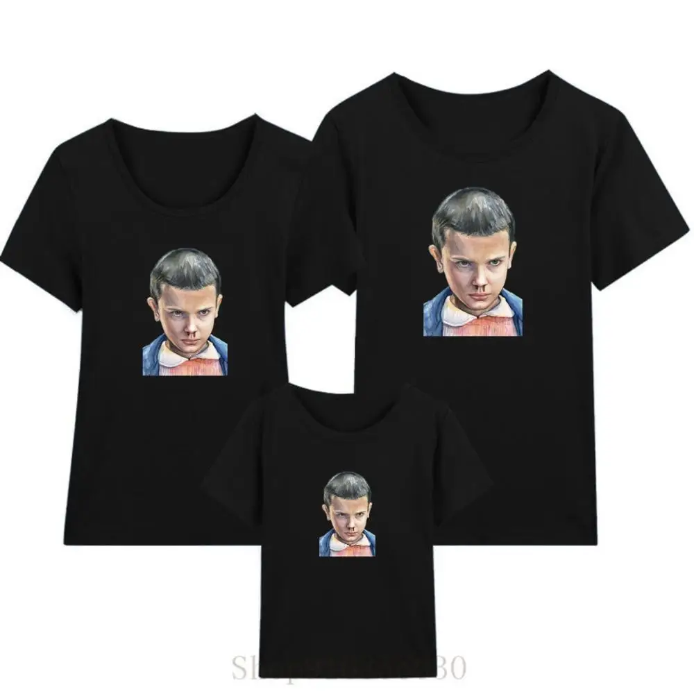 Eleven/Одежда для детей с надписью stranger things одинаковые комплекты мальчиков брата и