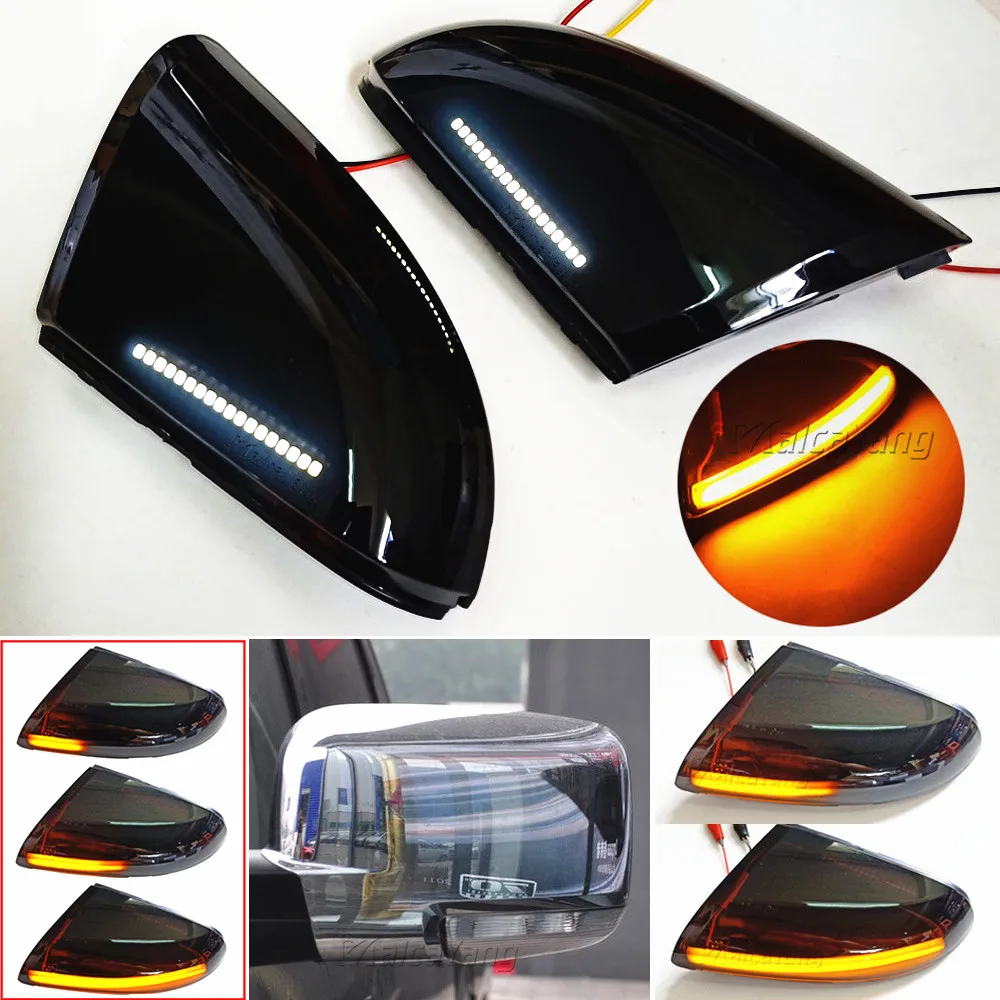 

1Pair Dynamic LED Side Rearview Mirror Turn Signal Light Indicator Marker Lamp for Dodge Ram 1500 2500 2009-2018