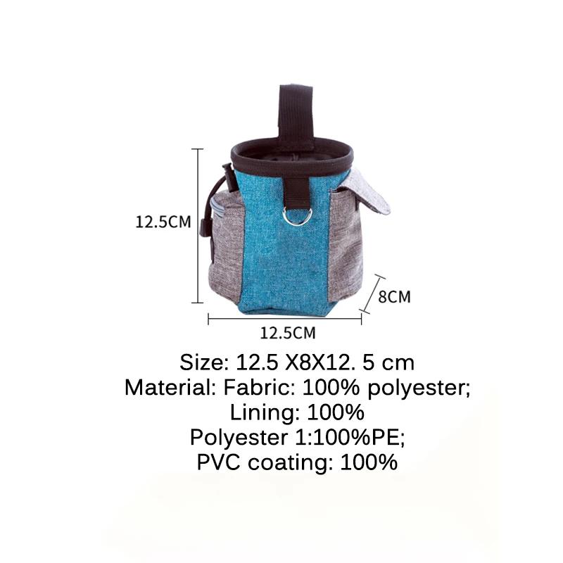 

Portable Treat Snack Bait Dogs Pet Dog Training Bag Obedience Agility Outdoor Feed Storage Pouch Food Reward Waist Bags