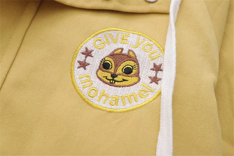 

HSA 2020 Women Long Sleeve Coat Zipper Embroidery Windbreaker Sport Multi Color splice Pockets Lace-up Feminino Jacket Hooded Co