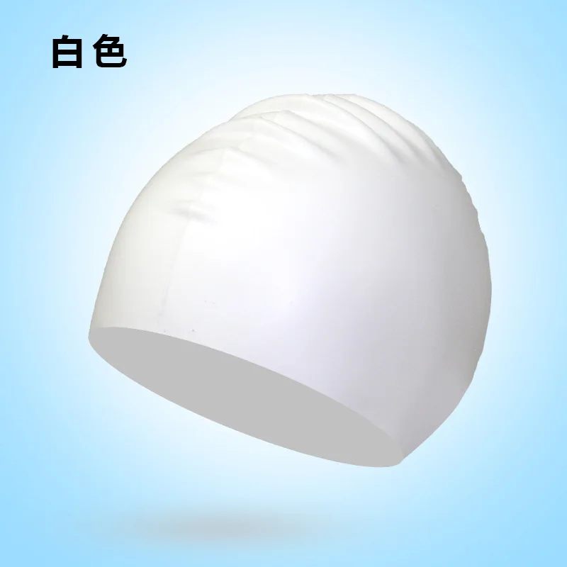 2021 силиконовая шапочка для плавания взрослых однотонная резиновая мужчин женщин
