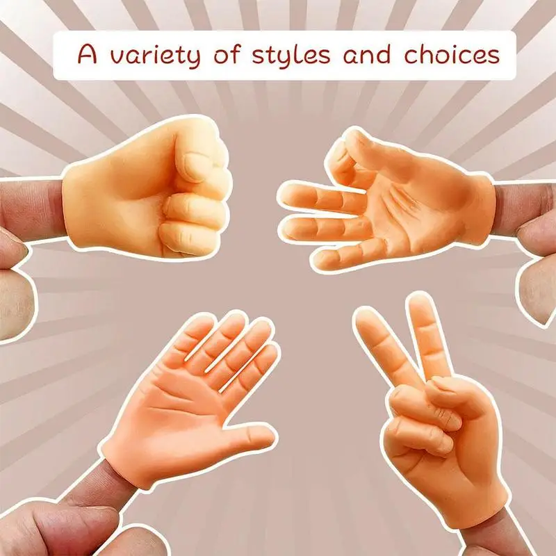 

Super Tiny Hand / Foot - Joke Finger Puppet Small Finger Little Funny Hand Decompression Model Small Hand Toy