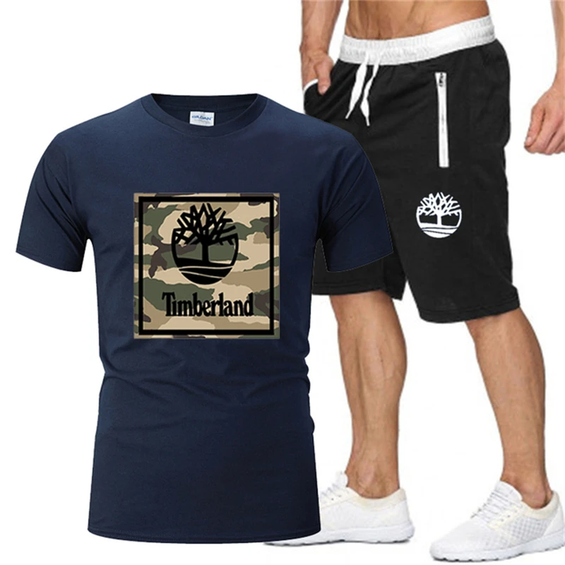 

Men's sports shorts suit breathable short-sleeved T-shirt and shorts basketball training casual wear 2021 new